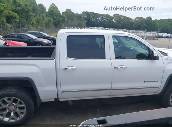 3GTU2NEC2JG344504 2018 GMC SIERRA White უკანა სალონის ხედი