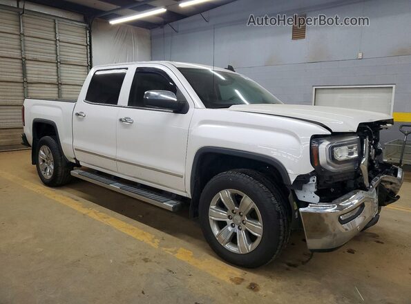 3GTU2NEC4JG538287 2018 GMC SIERRA Белый Передняя правая четверть