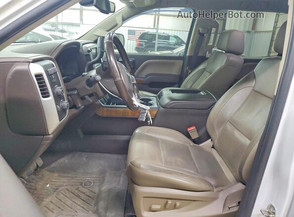 3GTU2NEC4JG538287 2018 GMC SIERRA Белый Вид салона спереди