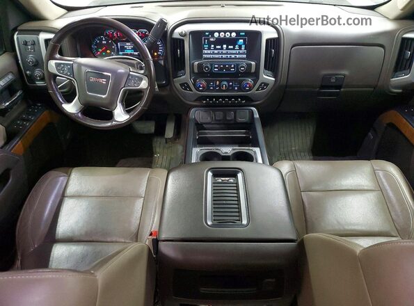 3GTU2NEC4JG538287 2018 GMC SIERRA Белый Вид панели приборов