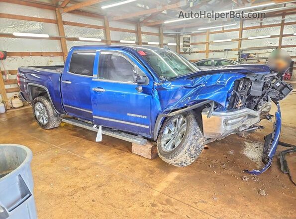 3GTU2NEC5HG371044 2017 GMC SIERRA Blue წინა მარჯვენა