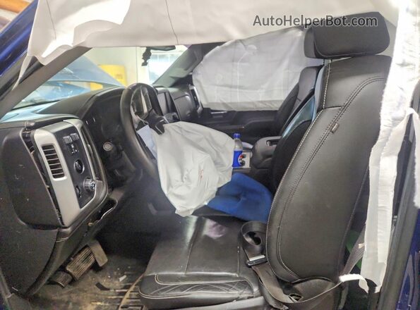 3GTU2NEC5HG371044 2017 GMC SIERRA Blue წინა სალონის ხედი