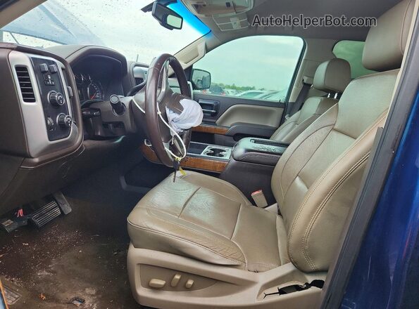 3GTU2NEC5HG397644 2017 GMC SIERRA Blue Widok wnętrza z przodu