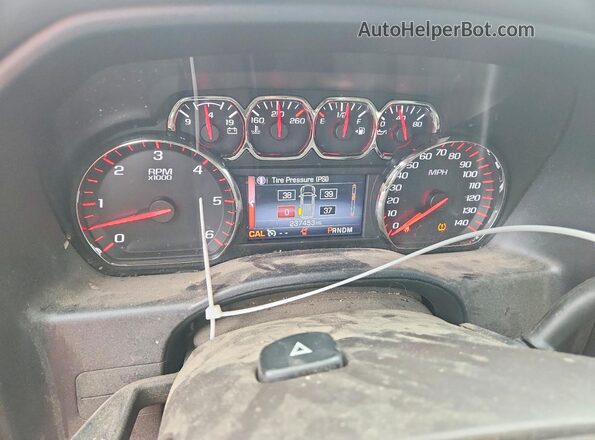 3GTU2NEC7GG312575 2016 GMC SIERRA White Vista del cuadro de instrumentos