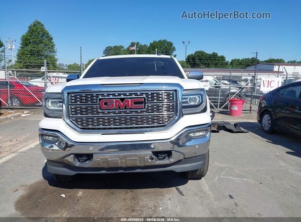 3GTU2NEC7JG170901 2018 GMC SIERRA White Вид щитка приладів