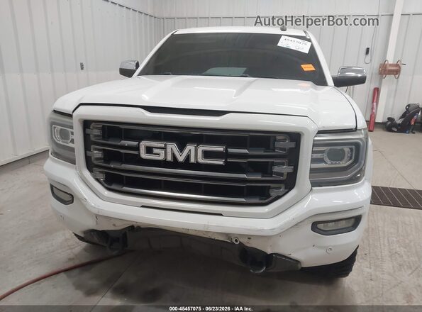 3GTU2NEC8GG300600 2016 GMC SIERRA White Вид щитка приладів