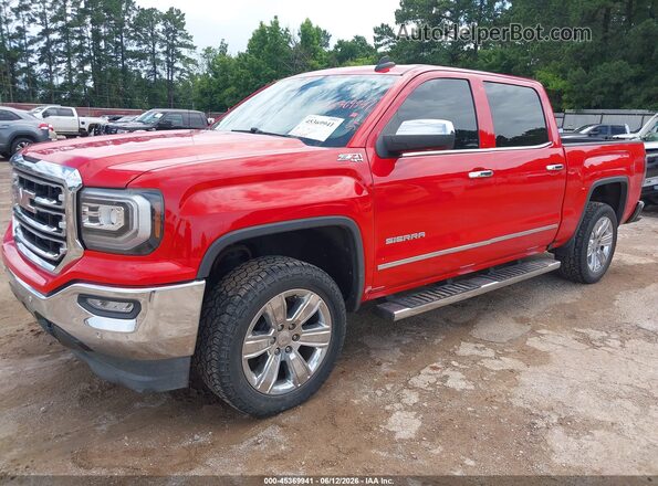 3GTU2NEC8HG336711 2017 GMC SIERRA Red წინა მარცხენა ხედი სამი მეოთხედიდან