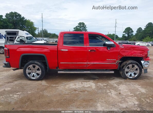 3GTU2NEC8HG336711 2017 GMC SIERRA Red უკანა სალონის ხედი
