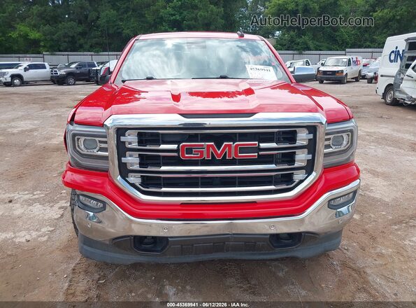 3GTU2NEC8HG336711 2017 GMC SIERRA Red ხელსაწყოთა პანელის ხედი