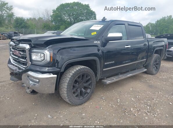 3GTU2NEC8JG226098 2018 GMC SIERRA Black წინა მარცხენა ხედი სამი მეოთხედიდან