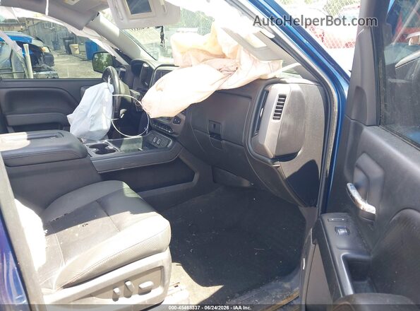 3GTU2NECXGG231442 2016 GMC SIERRA Blue Widok wnętrza z przodu