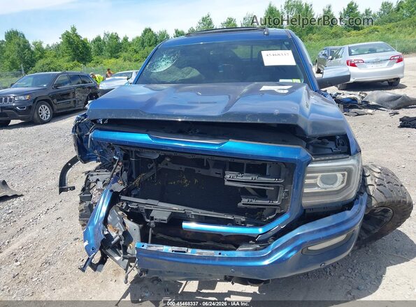 3GTU2NECXGG231442 2016 GMC SIERRA Blue Widok wnętrza z tyłu