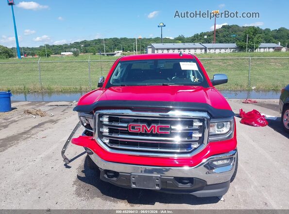 3GTU2NECXHG182681 2017 GMC SIERRA Red Вид щитка приладів