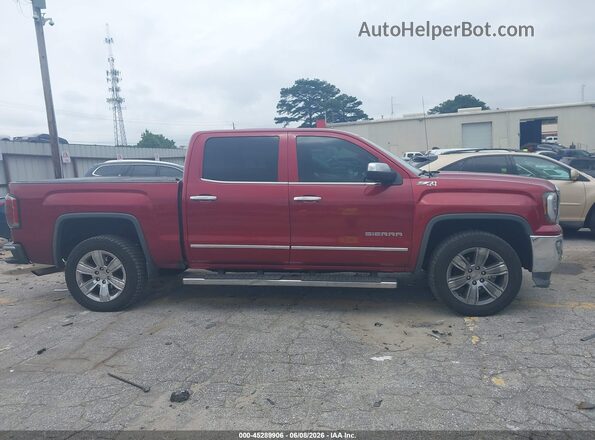 3GTU2NEJ1JG339082 2018 GMC SIERRA Red უკანა სალონის ხედი
