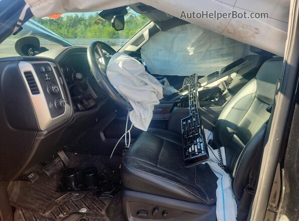 3GTU2NEJ3JG613897 2018 GMC SIERRA Black Widok wnętrza z przodu