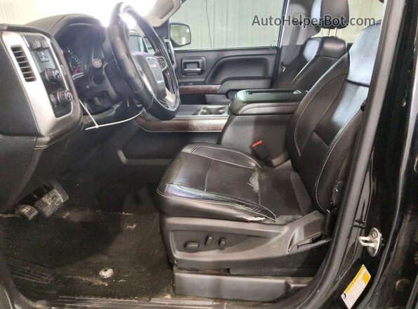 3GTU2NEJ8JG379451 2018 GMC SIERRA Черный Вид салона спереди