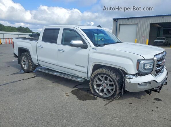3GTU2NEJ9JG638643 2018 GMC SIERRA Белый Передняя правая четверть