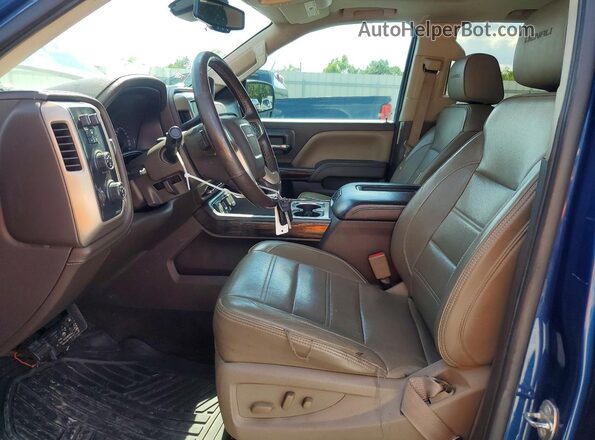 3GTU2PEC1GG384089 2016 GMC SIERRA Blue Вид салону спереду