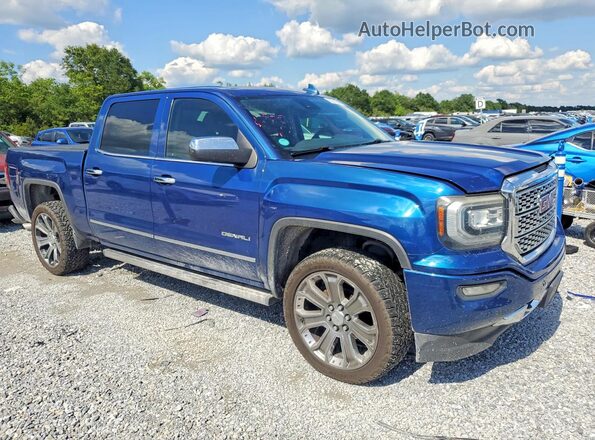 3GTU2PEC1GG384089 2016 GMC SIERRA Blue Передня права чверть