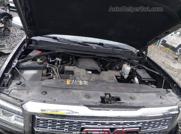 3GTU2PEC2JG621289 2018 GMC SIERRA Black Вид ззаду
