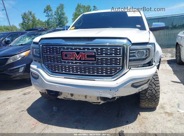 3GTU2PEC3HG376125 2017 GMC SIERRA White ხელსაწყოთა პანელის ხედი