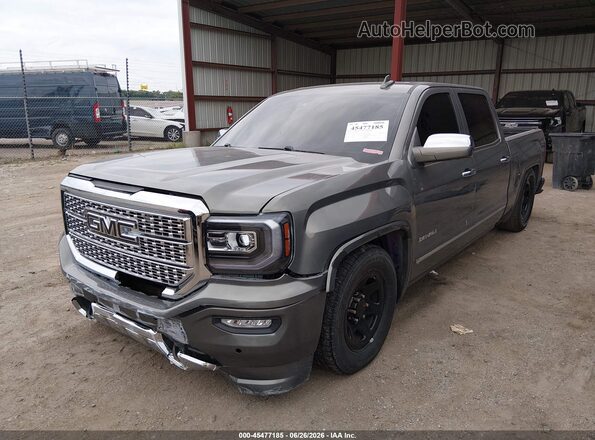 3GTU2PEC5HG142553 2017 GMC SIERRA Gray Առջևի ձախ երեք քառորդ տեսարան