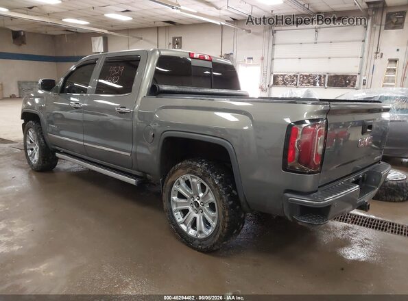 3GTU2PEJ2JG588048 2018 GMC SIERRA Серый Задняя левая четверть