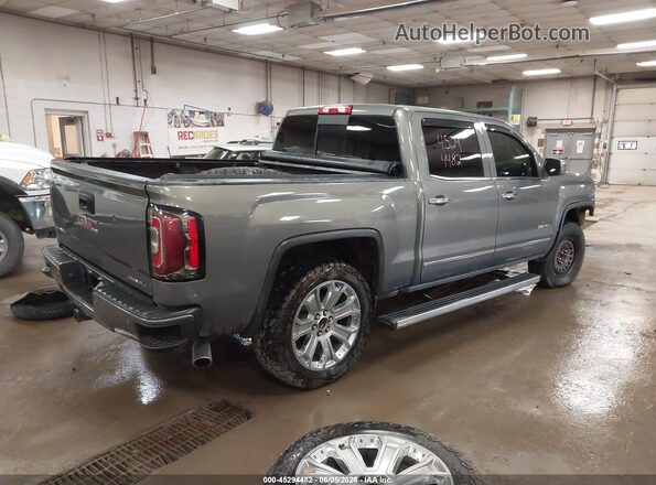 3GTU2PEJ2JG588048 2018 GMC SIERRA Серый Задняя правая четверть