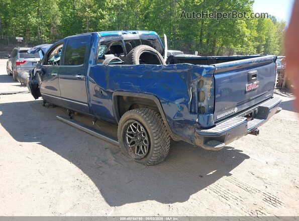 3GTU2PEJ3HG310009 2017 GMC SIERRA Синий Задняя левая четверть