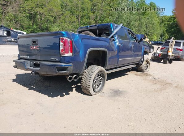 3GTU2PEJ3HG310009 2017 GMC SIERRA Синий Задняя правая четверть