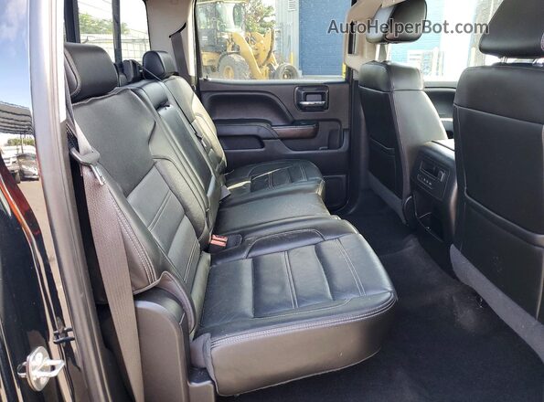 3GTU2PEJ5JG179073 2018 GMC SIERRA Black Rear seats view