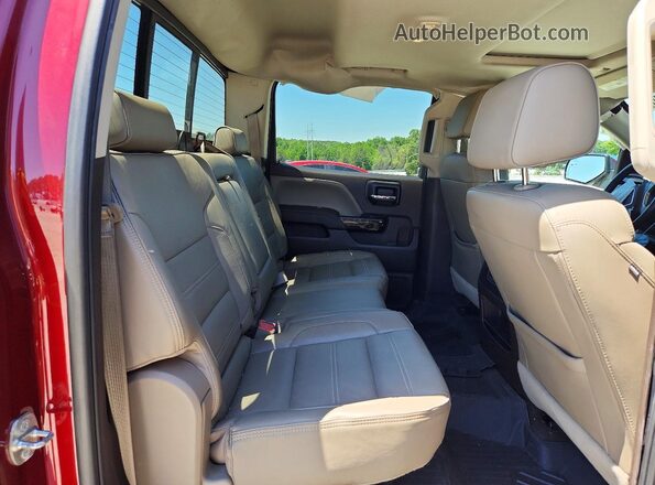 3GTU2PEJ6GG282561 2016 GMC SIERRA Red Հետևի նստատեղերի տեսք