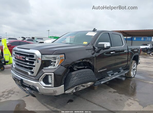 3GTU8DEDXKG111733 2019 GMC SIERRA Brown Vista tres cuartos delantera izquierda