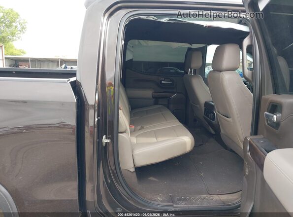 3GTU8DEDXKG111733 2019 GMC SIERRA Brown Vista de la etiqueta del VIN