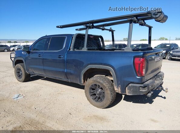 3GTU9BED1KG258377 2019 GMC SIERRA Синий Задняя левая четверть