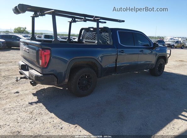 3GTU9BED1KG258377 2019 GMC SIERRA Синий Задняя правая четверть