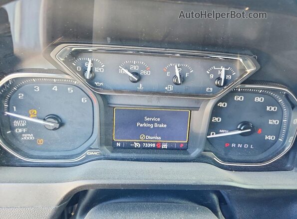 3GTU9CED4LG148897 2020 GMC SIERRA Gray Instrument cluster view