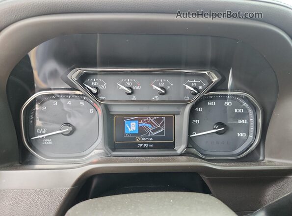 3GTU9DED3LG165907 2020 GMC SIERRA Blue Widok zestawu wskaźników