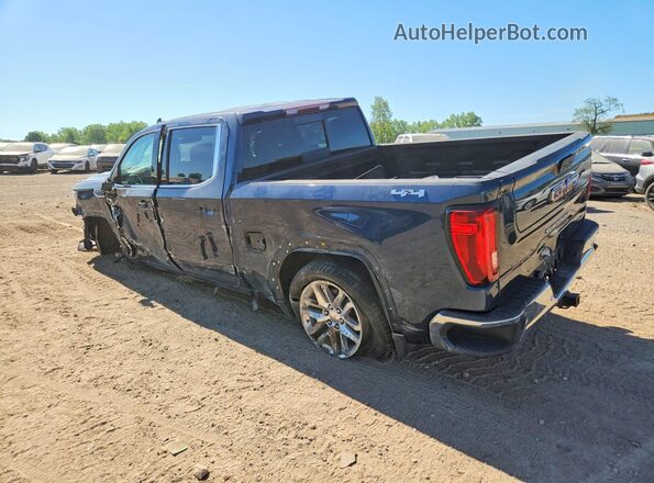 3GTU9DED4KG129271 2019 GMC SIERRA Blue Trasero izquierdo