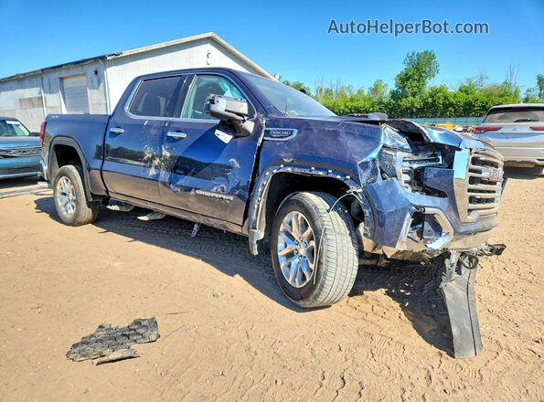 3GTU9DED4KG129271 2019 GMC SIERRA Blue Delantero derecho