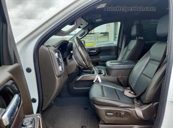 3GTU9FEL2MG297772 2021 GMC SIERRA White Widok wnętrza z przodu