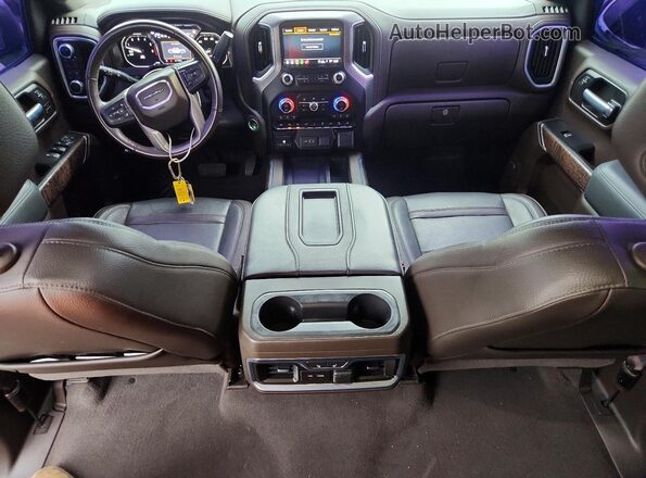 3GTU9FEL8MG263299 2021 GMC SIERRA Gray Widok deski rozdzielczej