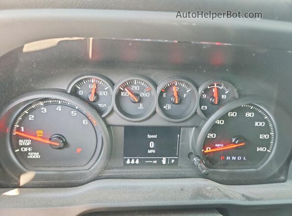 3GTUUAED2RG412503 2024 GMC SIERRA Black ხელსაწყოთა პანელის ხედი