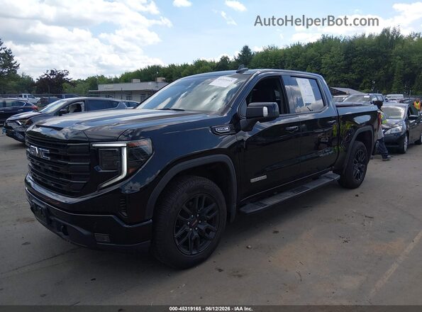 3GTUUCED1RG106565 2024 GMC SIERRA Black Առջևի ձախ երեք քառորդ տեսարան