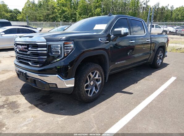 3GTUUDED6PG187047 2023 GMC SIERRA Black Առջևի ձախ երեք քառորդ տեսարան