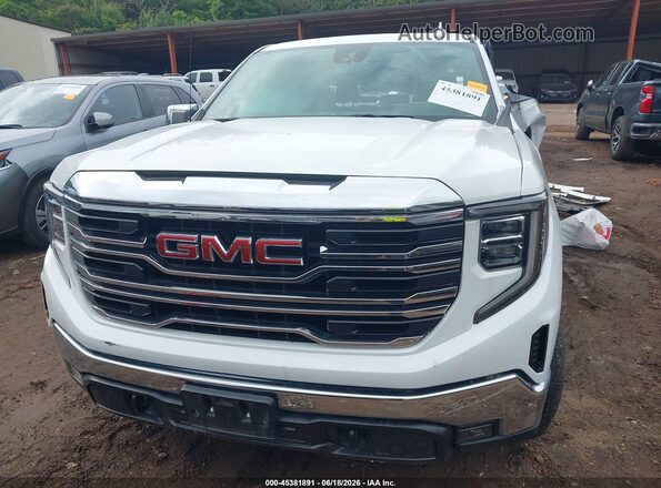 3GTUUDED8NG608019 2022 GMC SIERRA White Dashboard view