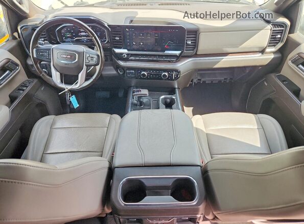 3GTUUDEDXPG176830 2023 GMC SIERRA White Vista del salpicadero