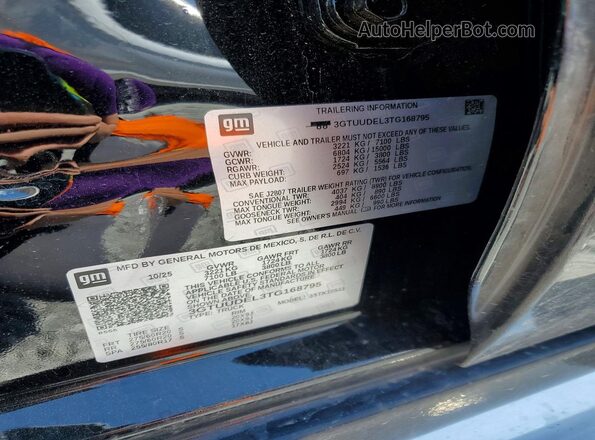 3GTUUDEL3TG168795 2026 GMC SIERRA Черный 