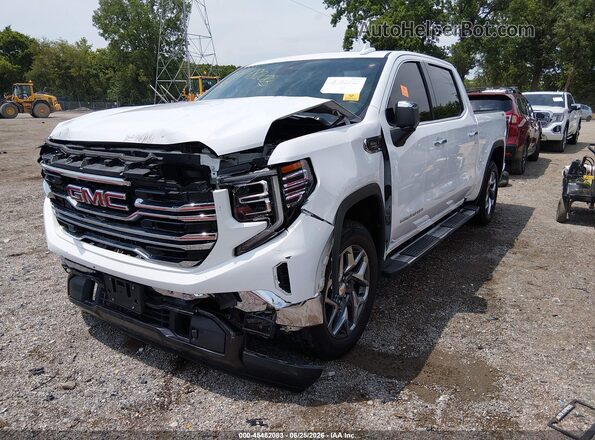3GTUUDET8NG506369 2022 GMC SIERRA Белый Передняя левая четверть