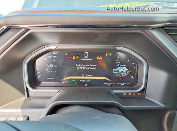 3GTUUEE87TG209544 2026 GMC SIERRA Black Vista del cuadro de instrumentos